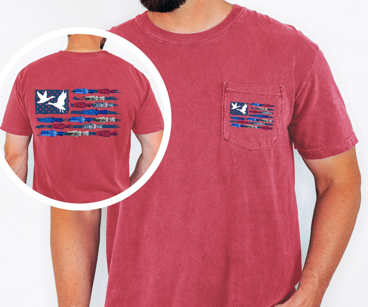 Duck Hunting Shirt: Outdoor Waterfowl Style (Front Pocket, Cotton)
