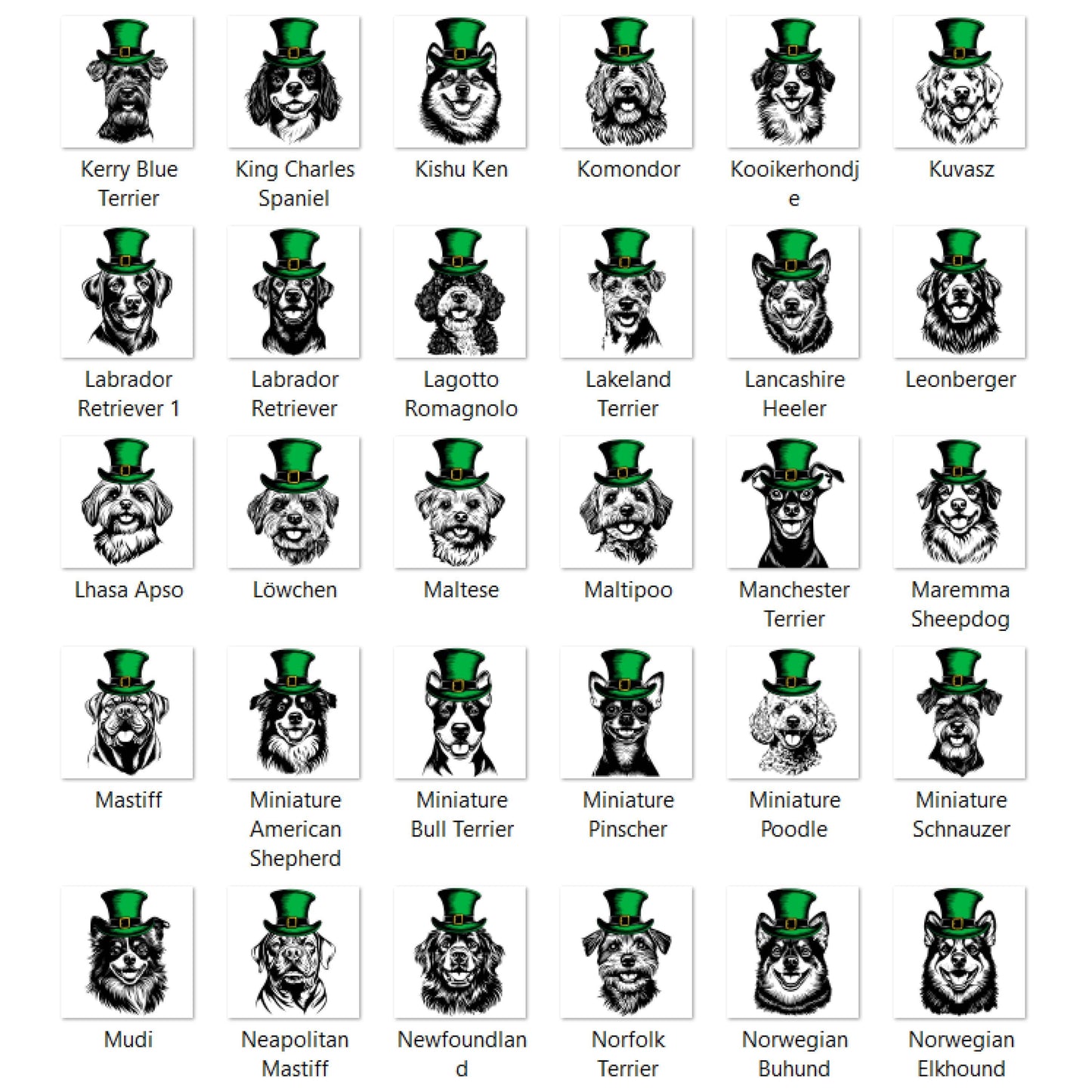 St. Patrick's Day Dog You Choose Graphic T-shirt or Sweatshirt