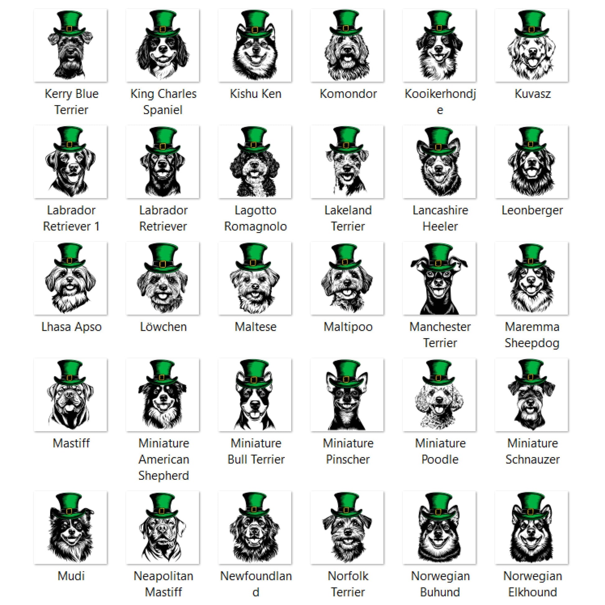 St. Patrick's Day Dog You Choose Graphic T-shirt or Sweatshirt