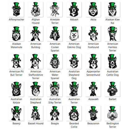 St. Patrick's Day Dog You Choose Graphic T-shirt or Sweatshirt