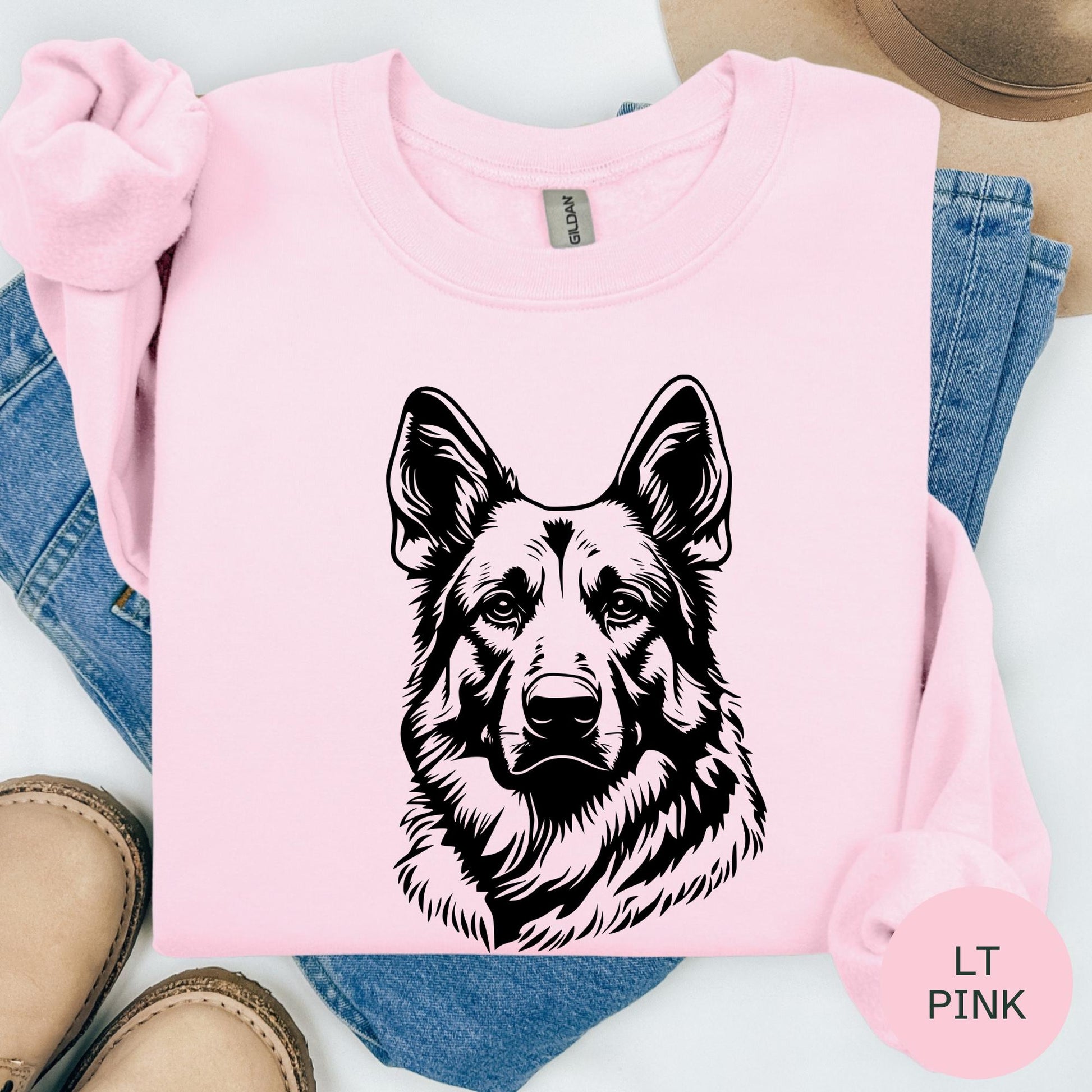 Dog Outline You Choose E-P Graphic T-shirt or Sweatshirt
