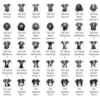 Dog Outline You Choose E-P Graphic T-shirt or Sweatshirt