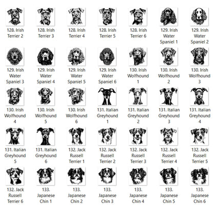 Dog Outline You Choose E-P Graphic T-shirt or Sweatshirt