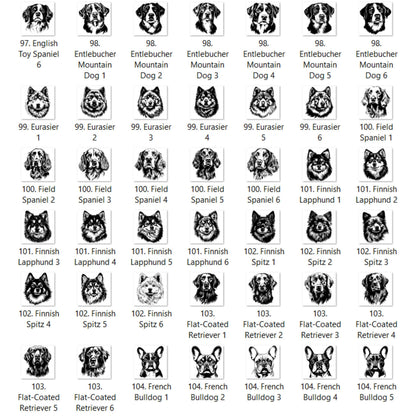 Dog Outline You Choose E-P Graphic T-shirt or Sweatshirt