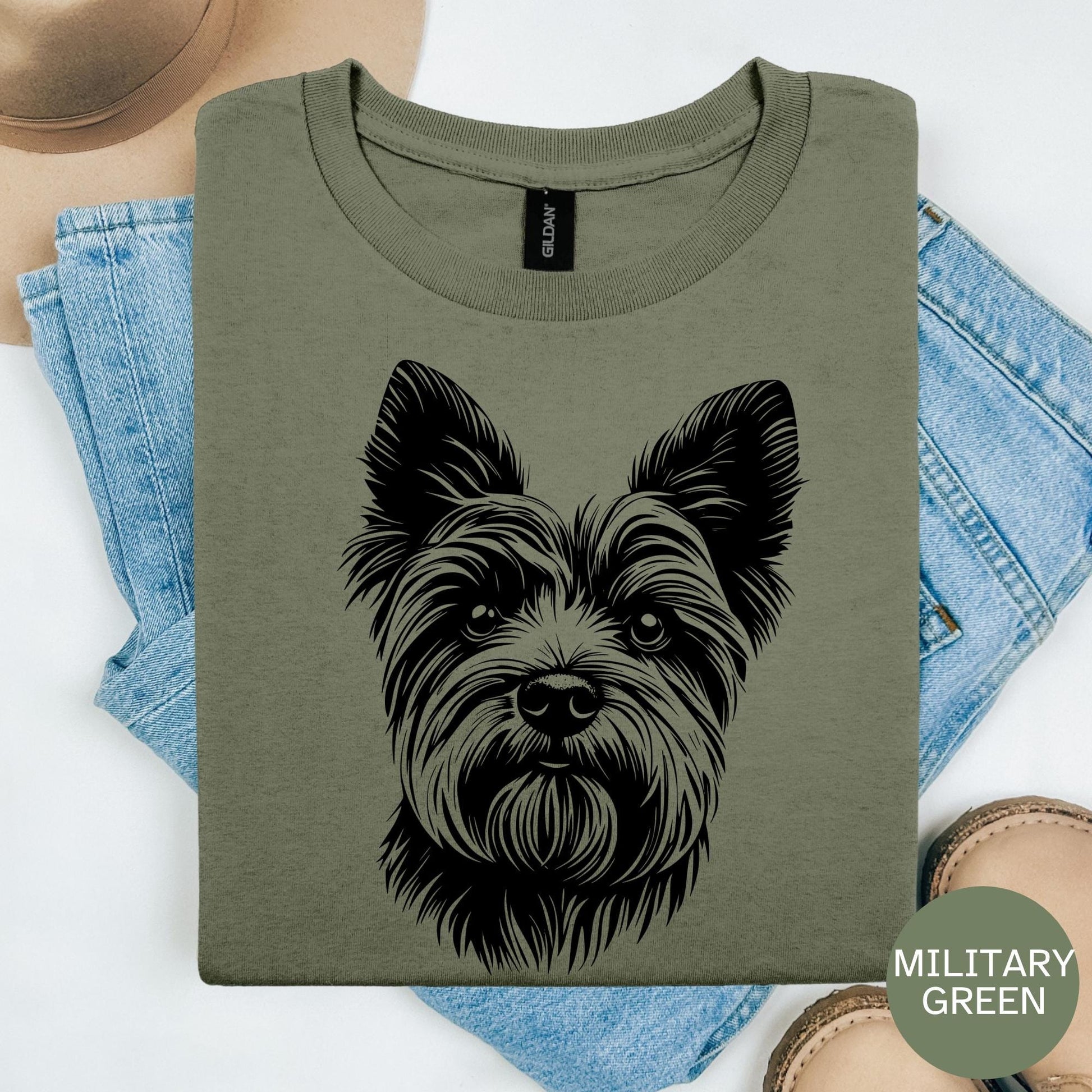 Dog Outline You Choose P-Y Graphic T-shirt or Sweatshirt