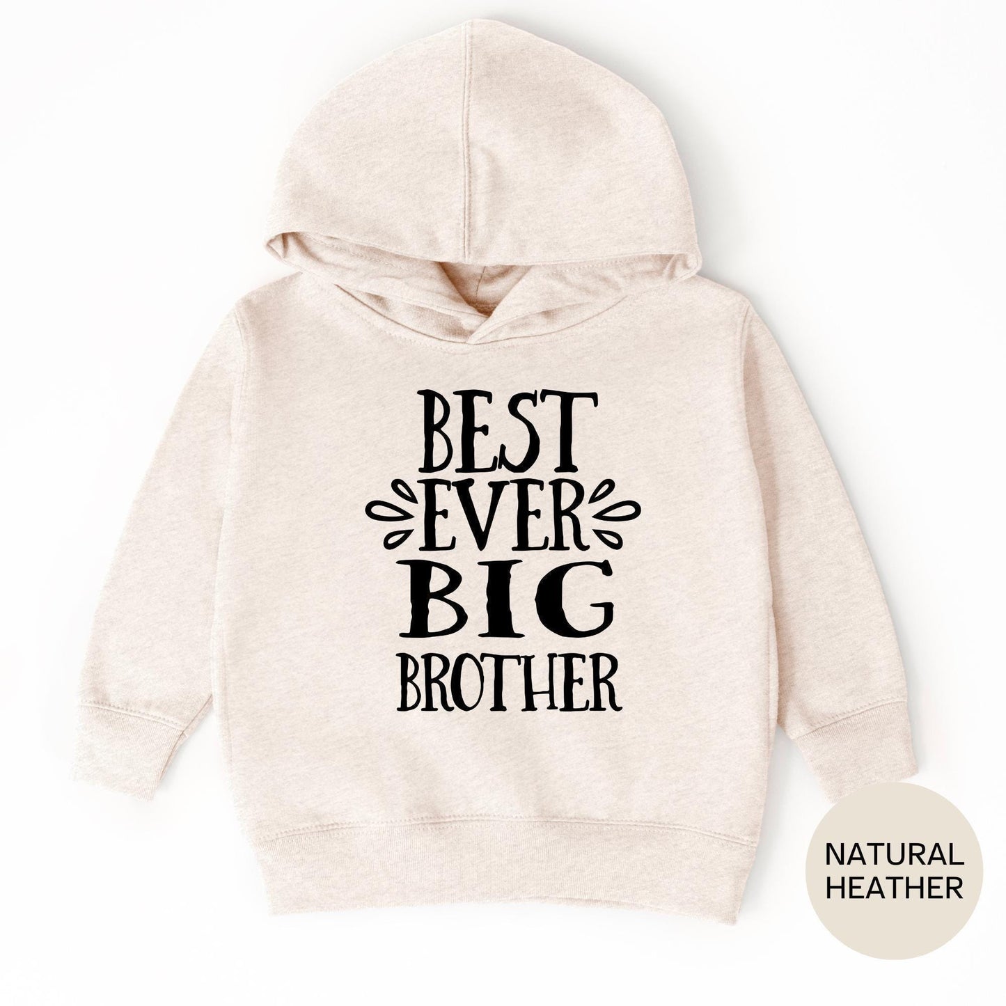 Best Ever Big Brother T-shirt, Cozy Baby One Piece and Matching Toddler or Youth T-Shirts, Sweatshirts, Big Brother Hoodie, Sibling Shirt