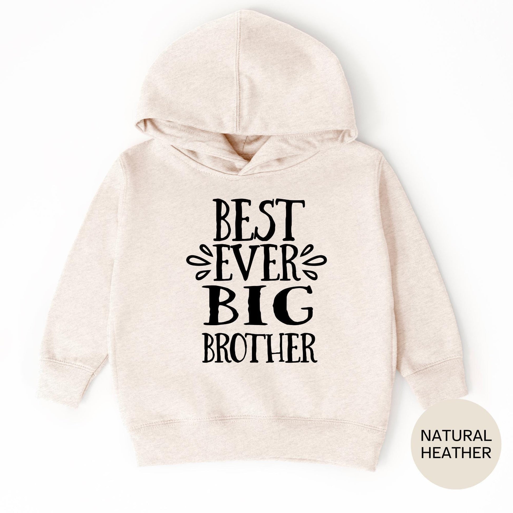 Best Ever Big Brother T-shirt, Cozy Baby One Piece and Matching Toddler or Youth T-Shirts, Sweatshirts, Big Brother Hoodie, Sibling Shirt