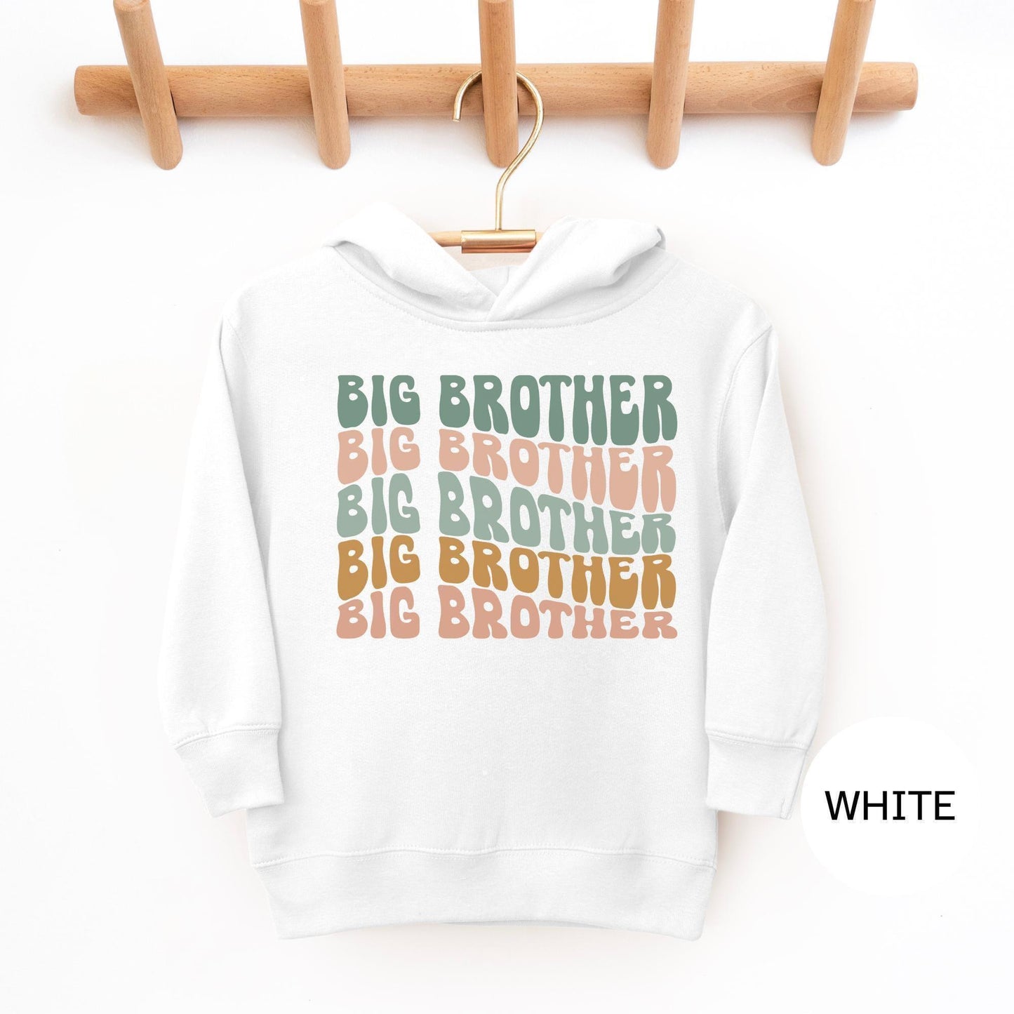 Big Brother Outfit: Matching Sibling T-Shirt, One-Piece & Hoodie