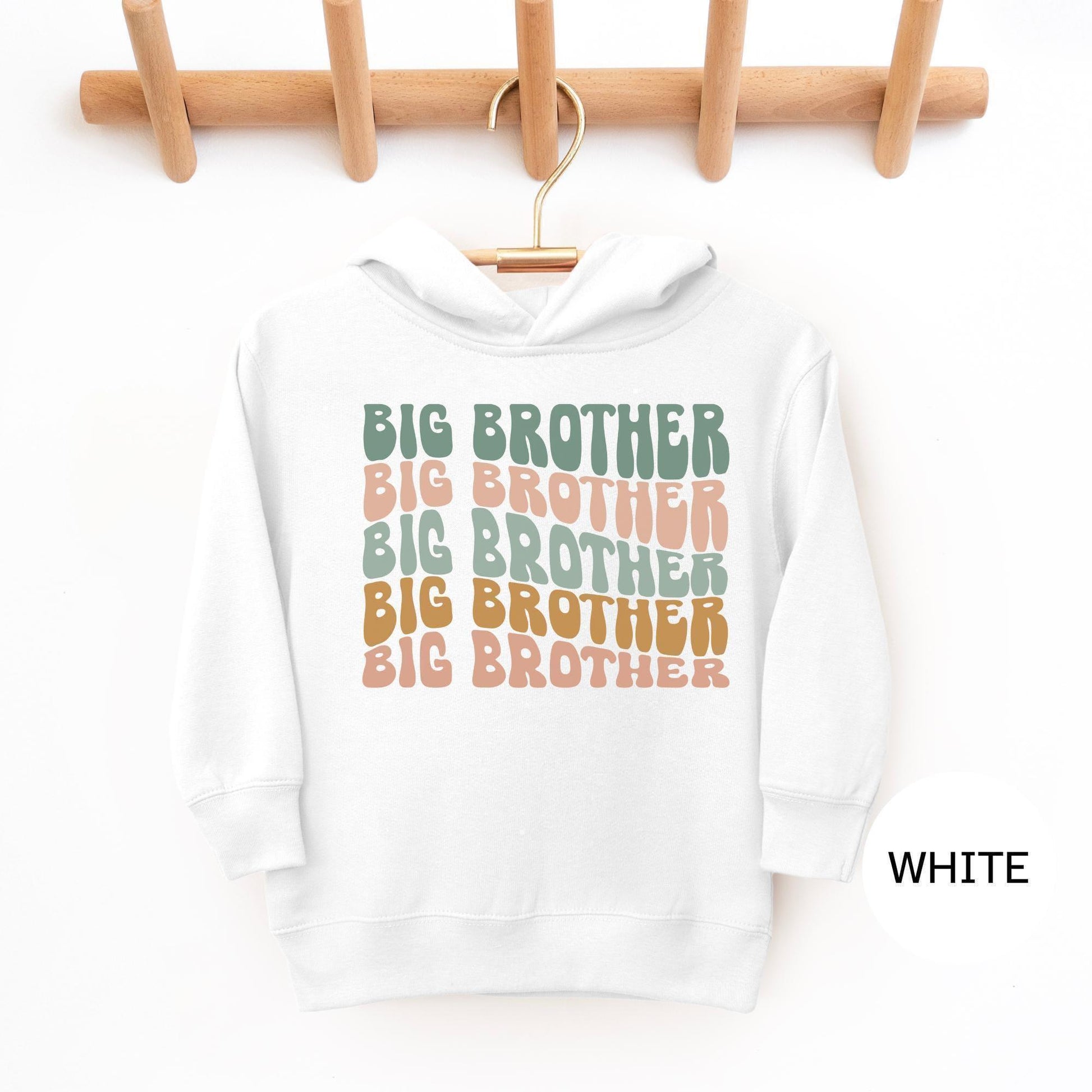 Big Brother Outfit: Matching Sibling T-Shirt, One-Piece & Hoodie