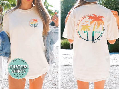 Matching Vacation Shirts Adult Youth Comfort Colors Family Travel Tee
