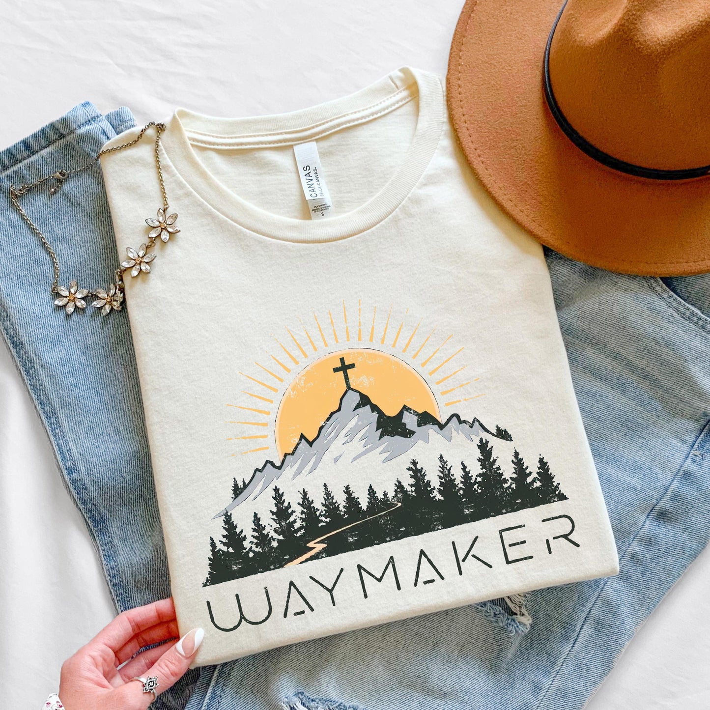 Waymaker Christian Jesus Shirt - Soft, Comfortable Cotton Tee