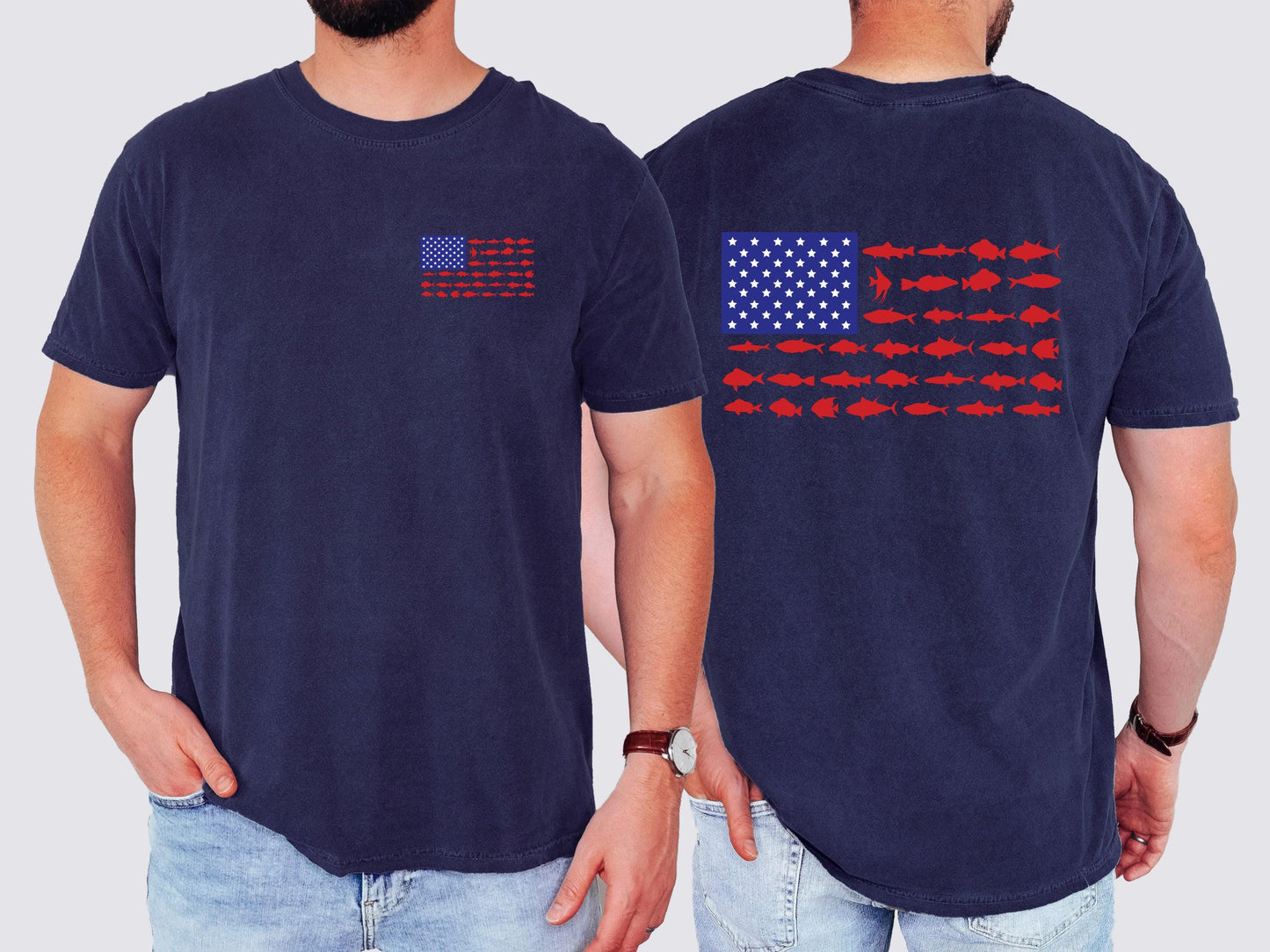 USA fishing flag shirt mens patriotic fishing shirt american flag fishing shirt lake life shirt fisherman gift