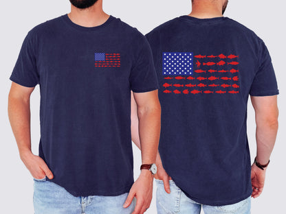USA fishing flag shirt mens patriotic fishing shirt american flag fishing shirt lake life shirt fisherman gift