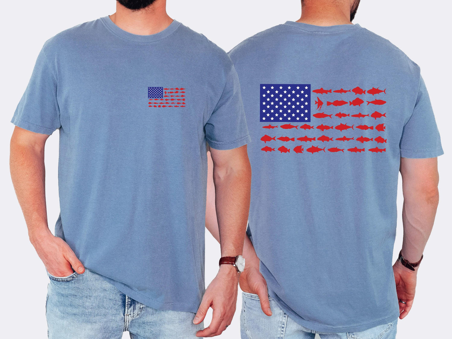 USA fishing flag shirt mens patriotic fishing shirt american flag fishing shirt lake life shirt fisherman gift