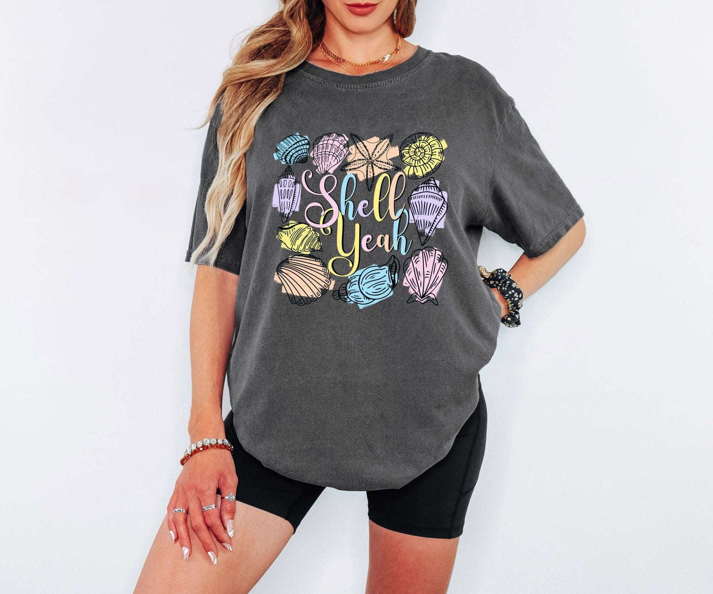 shell yeah shirt beach shirt summer shirt coastal shirt seashell shirt vacation shirt beach vacation shirt funny beach shirt
