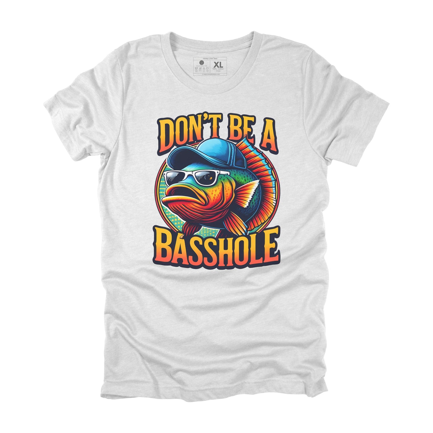 Don't Be a Basshole Sarcastic Fishing T-shirt, Funny Fishing Gift for Men