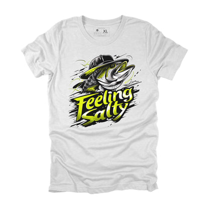 Feeling Salty Sarcastic Fishing T-shirt, Funny Fishing Gift for Men