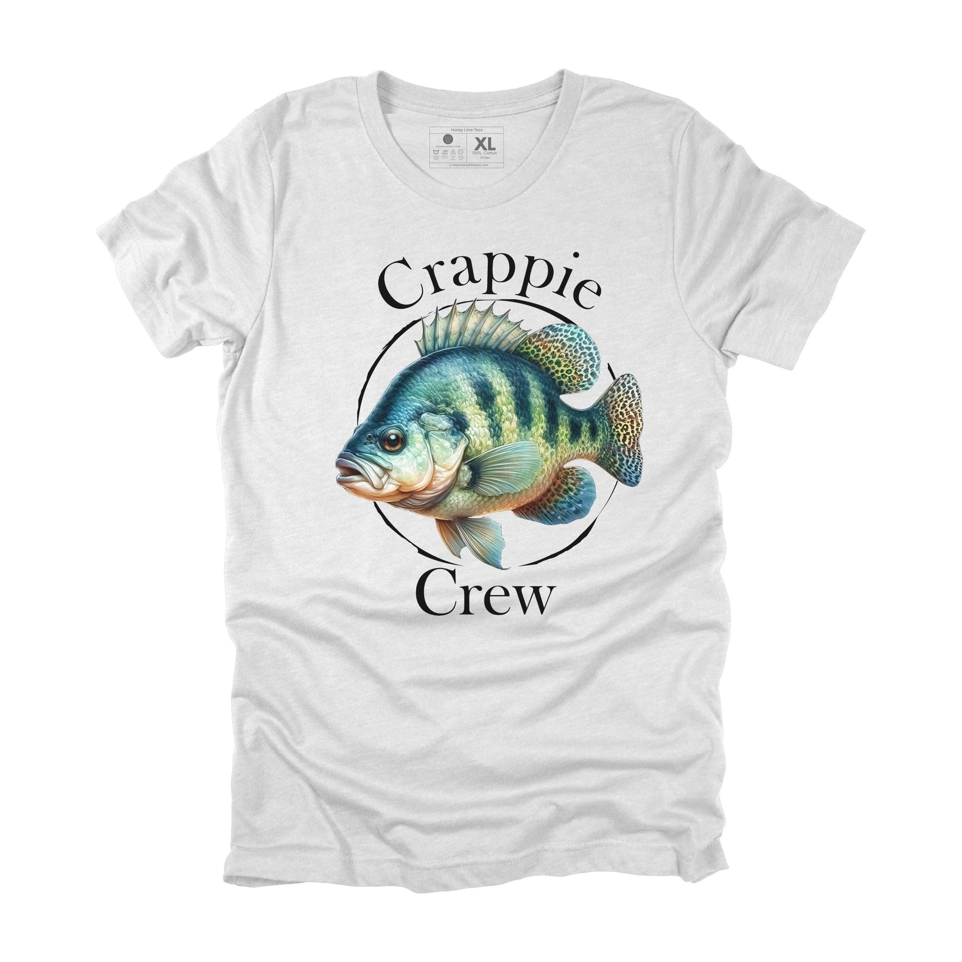 Crappie Crew Sarcastic Fishing T-shirt, Funny Fishing Gift for Men
