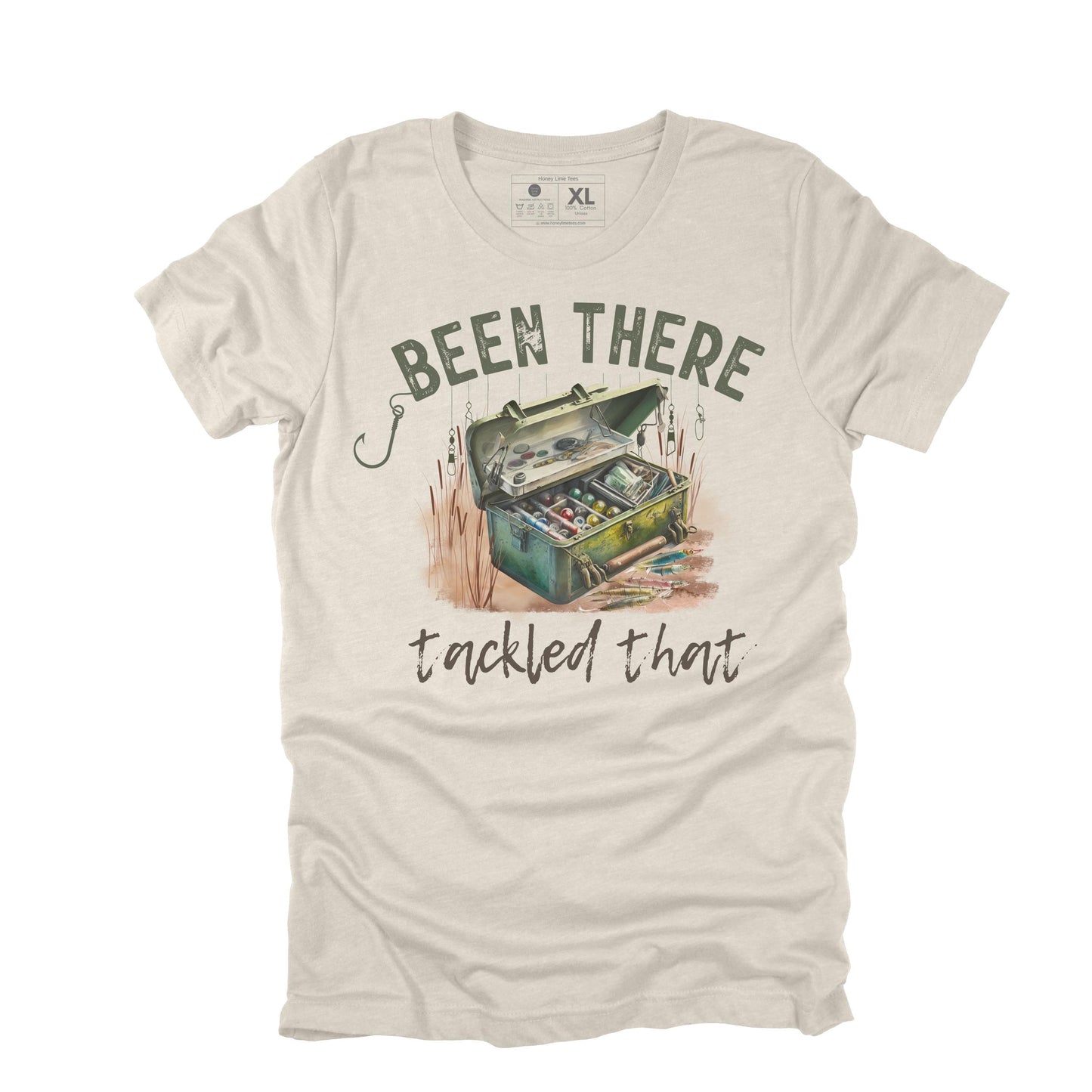 Been There Tackled That Sarcastic Fishing T-shirt, Funny Fishing Gift for Men
