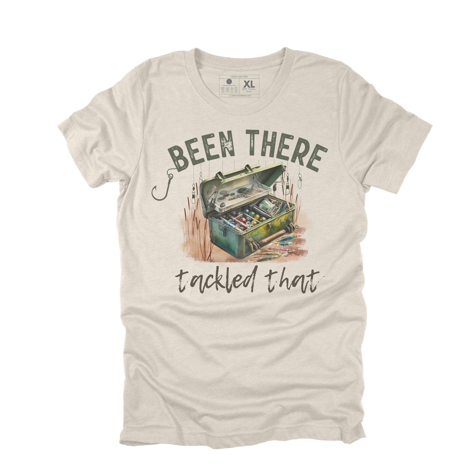 Been There Tackled That Sarcastic Fishing T-shirt, Funny Fishing Gift for Men