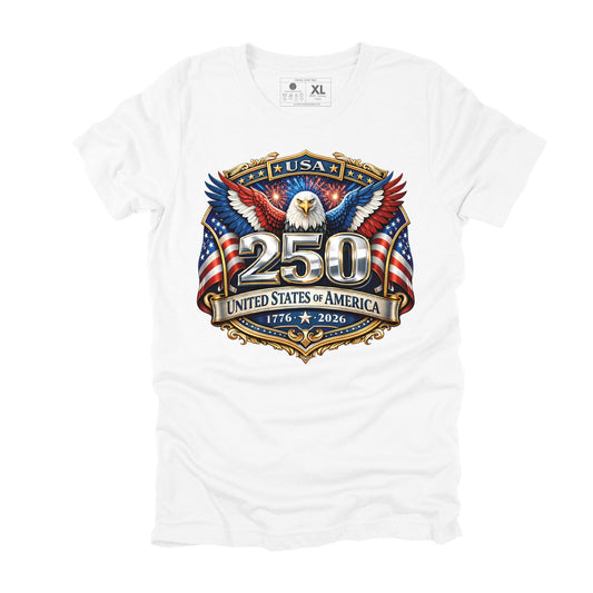USA American Eagle 250 Years of Service America Men T Shirt Patriotic American Tee XS-3XL