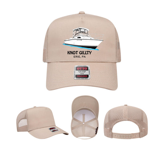 Youth Custom Logo Hat Otto 32-285 – Upload Your Design Trucker Cap, Personalized Boat or Business Hat