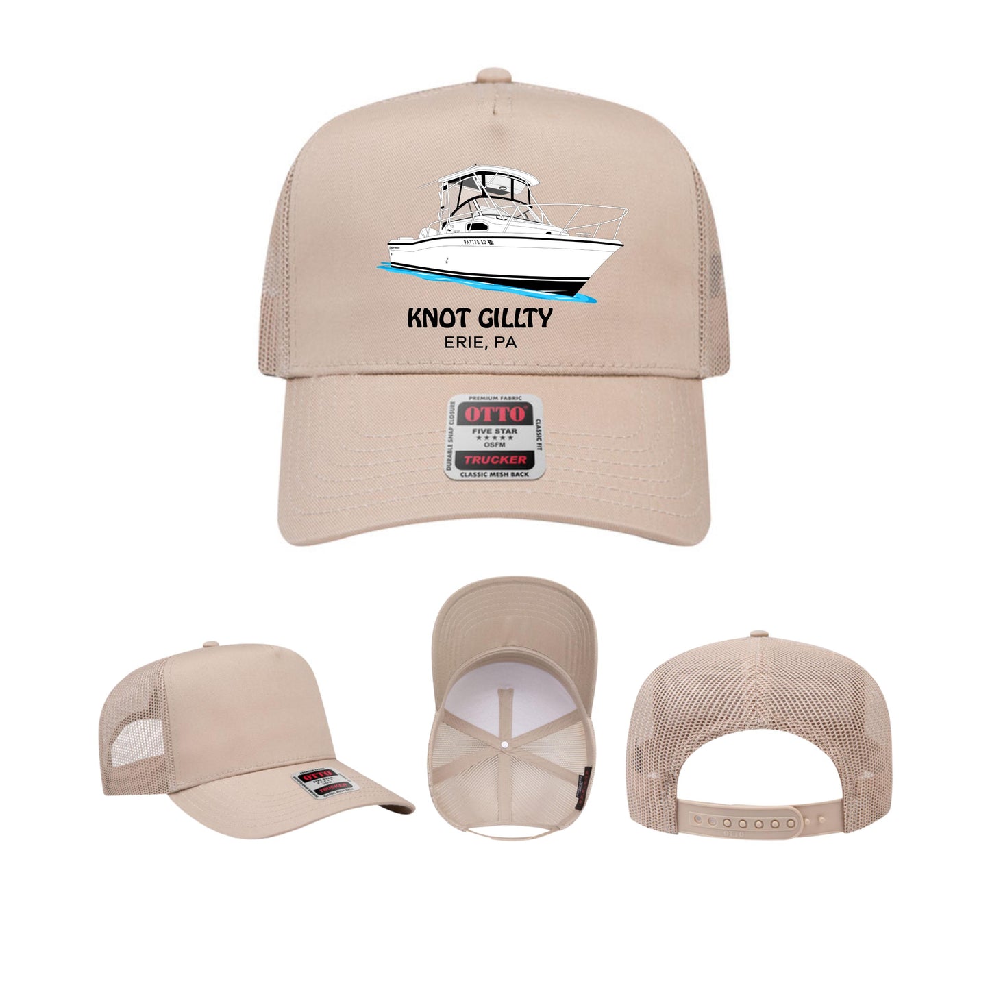 Create Your Own Custom Logo Hat – Adult Otto 32-285 Trucker Snapback