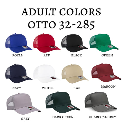 Custom Family Vacation Hat – Adult Otto 32-285 Trucker, Upload Your Design