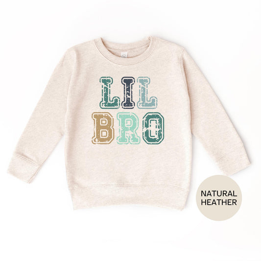 Little Bro Toddler Sweatshirt Rabbit Skins, Little Brother Shirt Kids, Sibling Matching Sweatshirt, Baby Announcement Shirt, Brother Gift