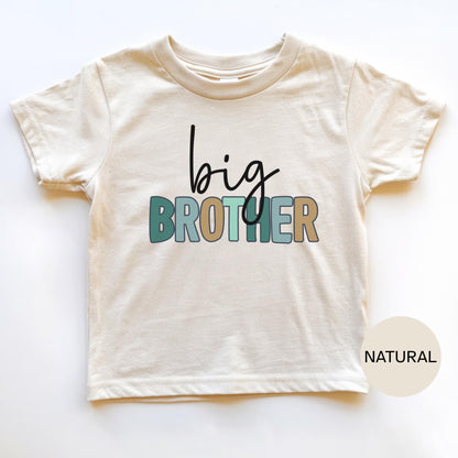 Big Brother Announcement Shirt: Toddler Sibling Tee, Pregnancy Reveal