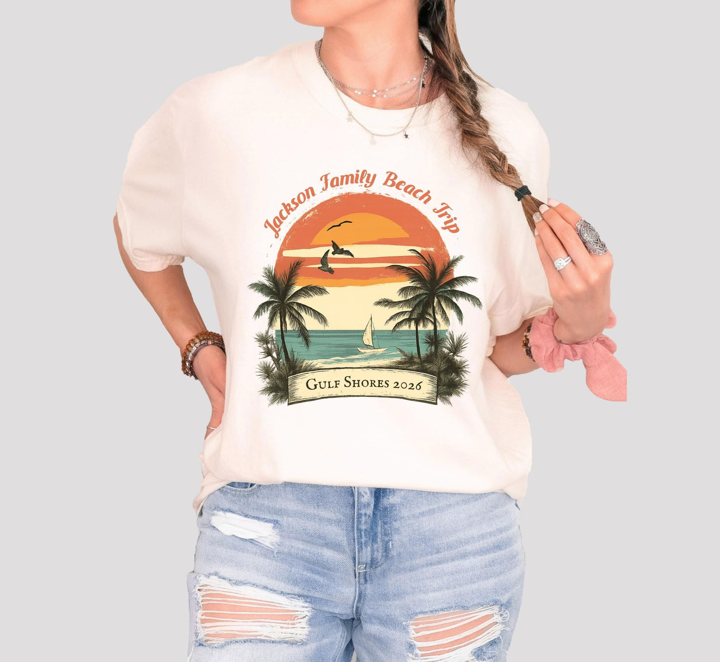 Matching Family Vacation Shirts Adult Youth Custom Travel T Shirts