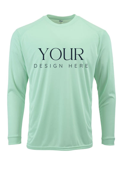 Custom UPF 50+ Moisture Wicking Long Sleeve Sun Shirt Fishing Shirt Boat Crew Shirt Matching Boating Shirt Coastal Trip Group Shirt