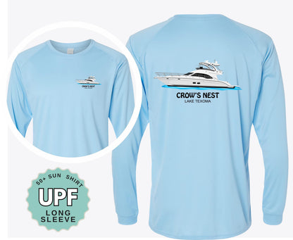 Matching Family Custom Boat UPF shirt, adult, youth, toddler, long sleeve sun protection top