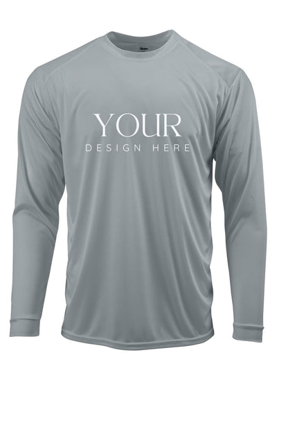 upf 50 work shirts long sleeve crew personalized company logo shirts custom team uniforms outdoor crew performance shirts for business