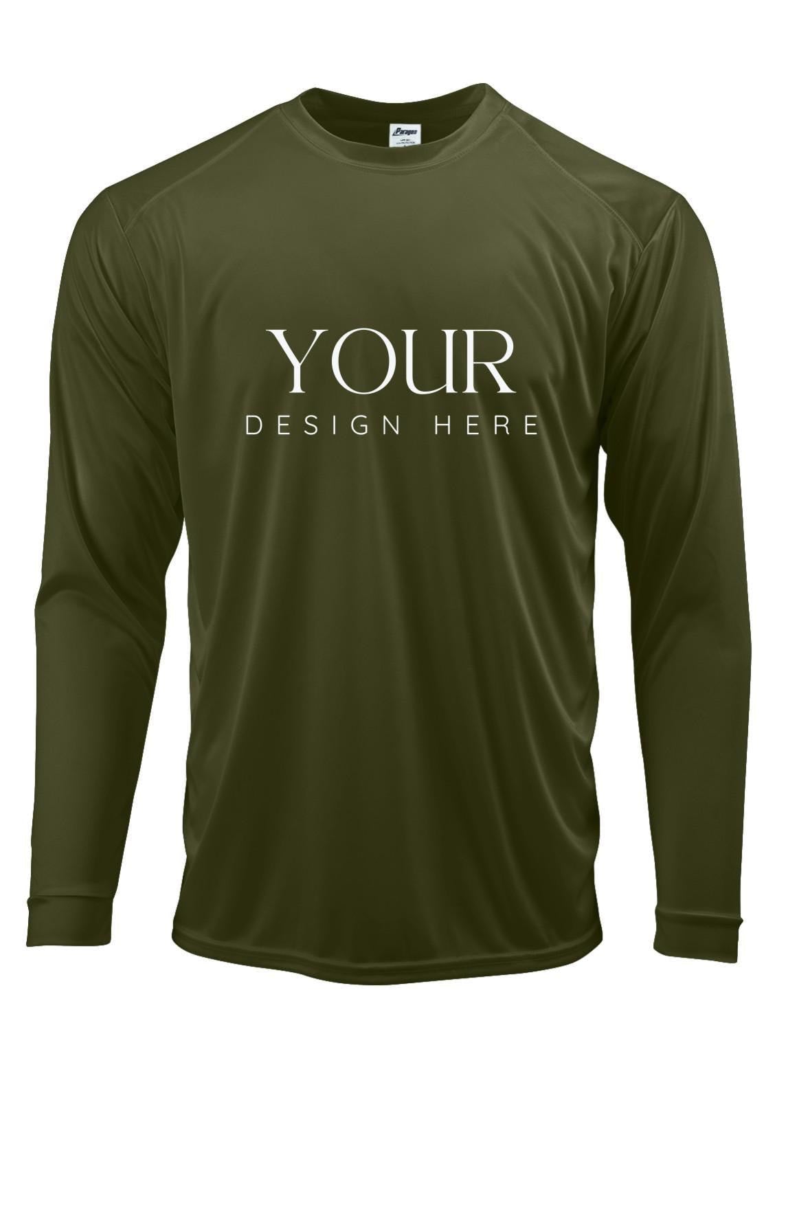 upf 50 work shirts long sleeve crew personalized company logo shirts custom team uniforms outdoor crew performance shirts for business