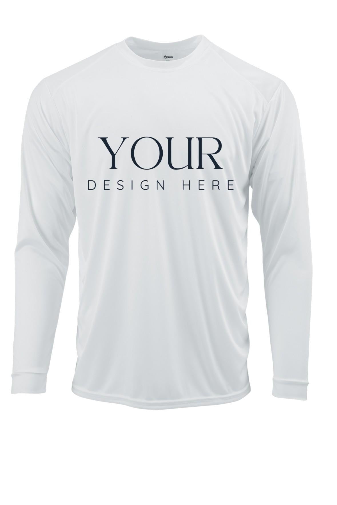 Custom UPF 50 Long Sleeve Work Shirt | Sun Protection, Logo Option, Outdoor Crew Uniforms, Lightweight UV Protective Shirt for Landscaping