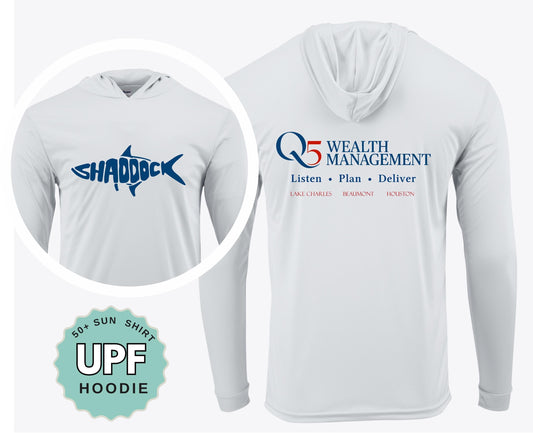 UPF50+ Fishing Hoodie: Custom Printed Long Sleeve Sun Shirt