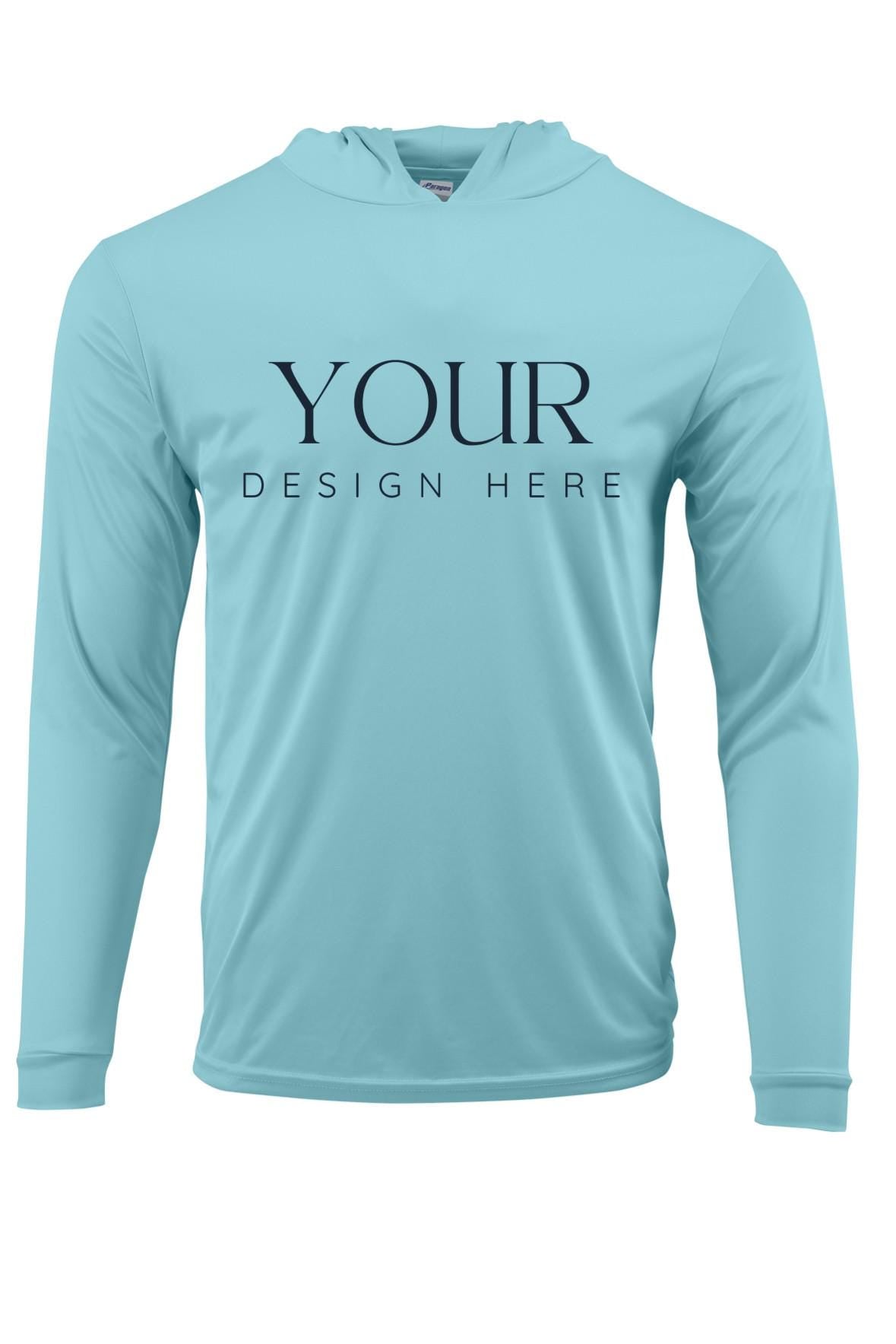 Custom Shirt UPF 50 sun shirt long sleeve hoodie quick dry UV protection top personalized breathable shirt lightweight outdoor performance