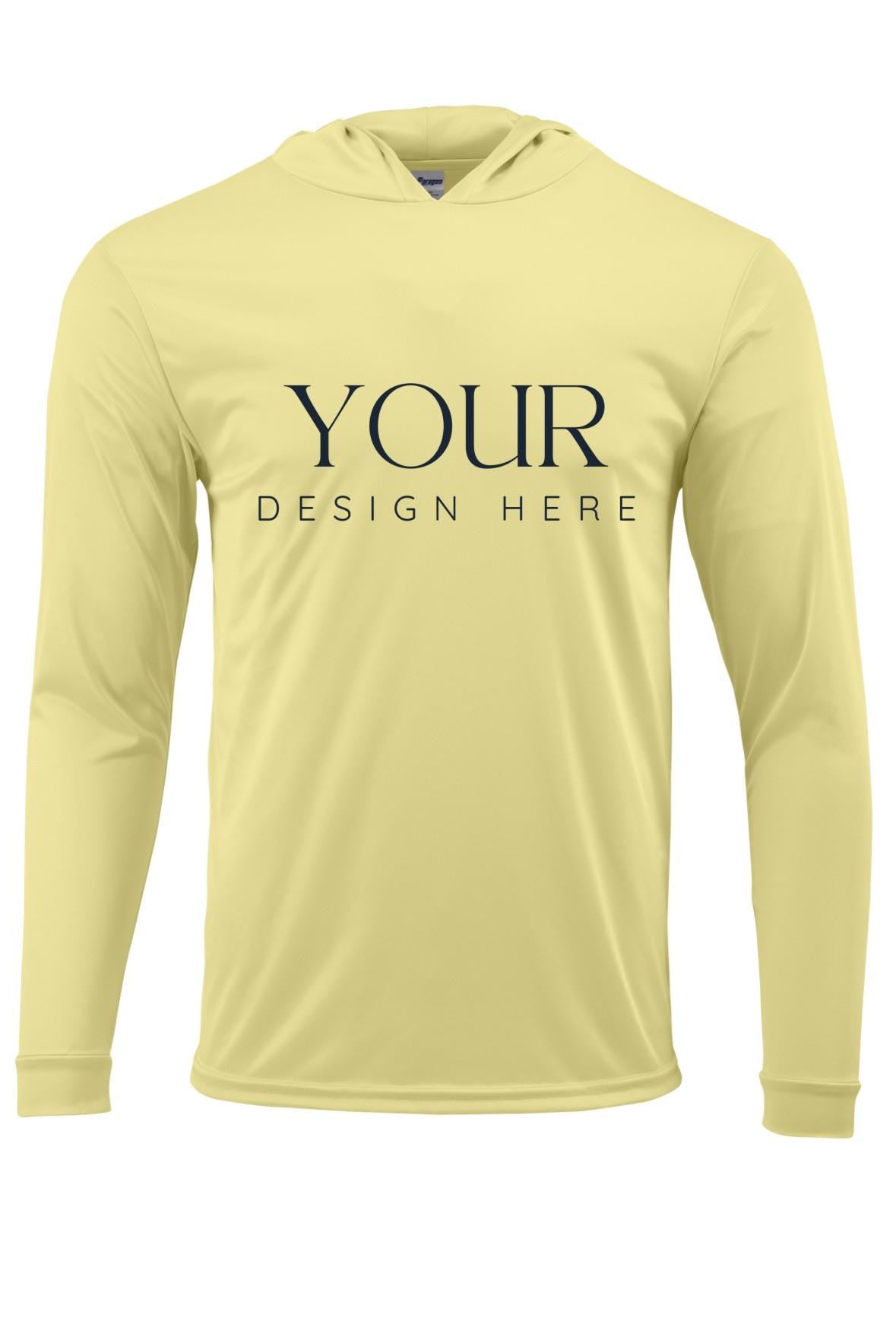 Custom UPF 50 sun shirt long sleeve hoodie quick dry moisture wicking breathable shirt lightweight personalized UV protection outdoor gear