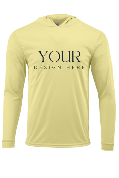 UPF50+ Fishing Hoodie: Custom Printed Long Sleeve Sun Shirt