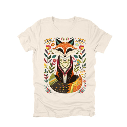 Folklore Fox T-shirt: Floral Nature Graphic Tee