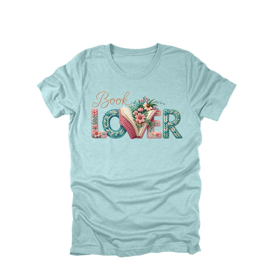 Book Lover Shirt FAUX KNIT, Printed Shirt, Book Shirt