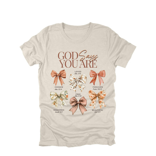 God Says You Are Bows Shirt, Christian Faith Top, Inspirational Christian Tee, Religious Graphic Tee, Faith Top, Christian Gift