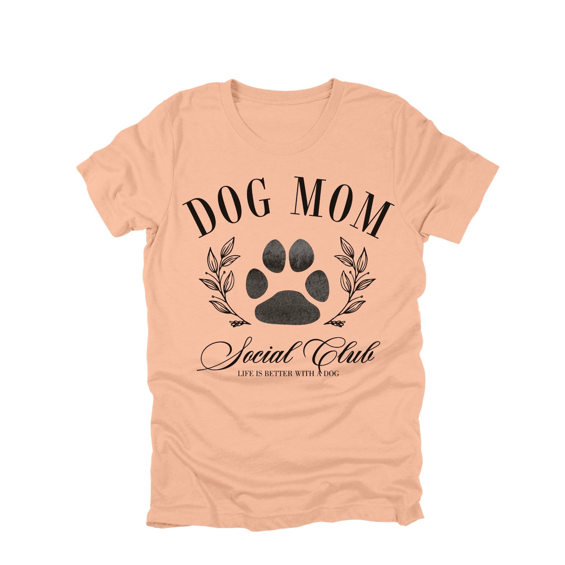 Dog Mom Social Club Shirt, Dog Mom Shirt, Cute Dog Lover Tee, Dog Lover Graphic Tee, Dog Mom Gift Shirt