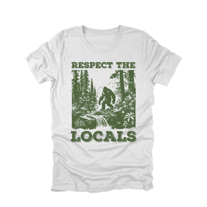 Respect the Locals Bigfoot Shirt, Sasquatch Shirt, Funny Bigfoot Tee, Bigfoot Hiking Shirt, Sasquatch Graphic Tee, Camping Shirt