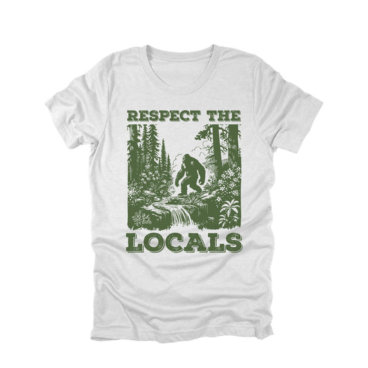 Respect the Locals Bigfoot Shirt, Sasquatch Shirt, Funny Bigfoot Tee, Bigfoot Hiking Shirt, Sasquatch Graphic Tee, Camping Shirt