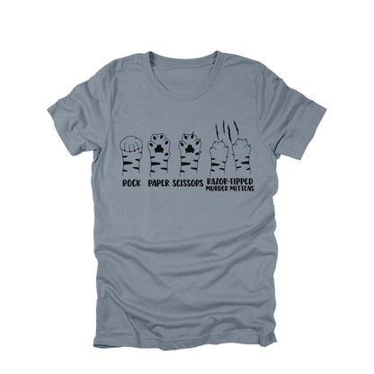 Rock Paper Scissors Razor Tipped Murder Mittens Shirt, Funny Cat Shirt, Cat Lover Humor Tee, Sarcastic Cat Graphic Tee, Cat Owner Shirt