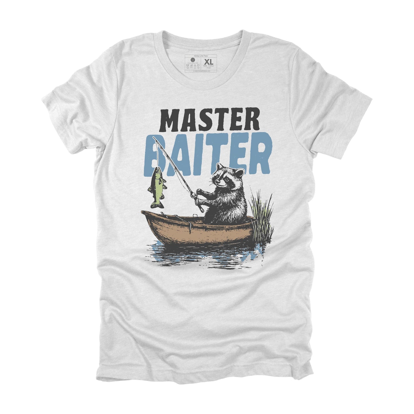 Master Baiter Sarcastic Fishing T-shirt, Funny Fishing Gift for Men