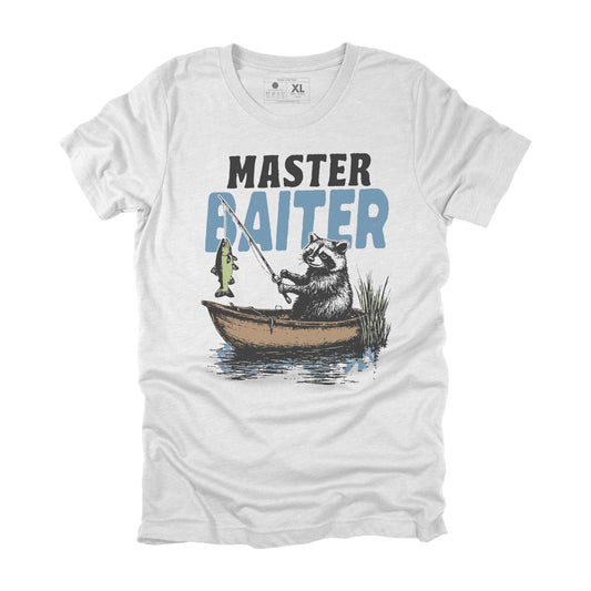 Master Baiter Sarcastic Fishing T-shirt, Funny Fishing Gift for Men