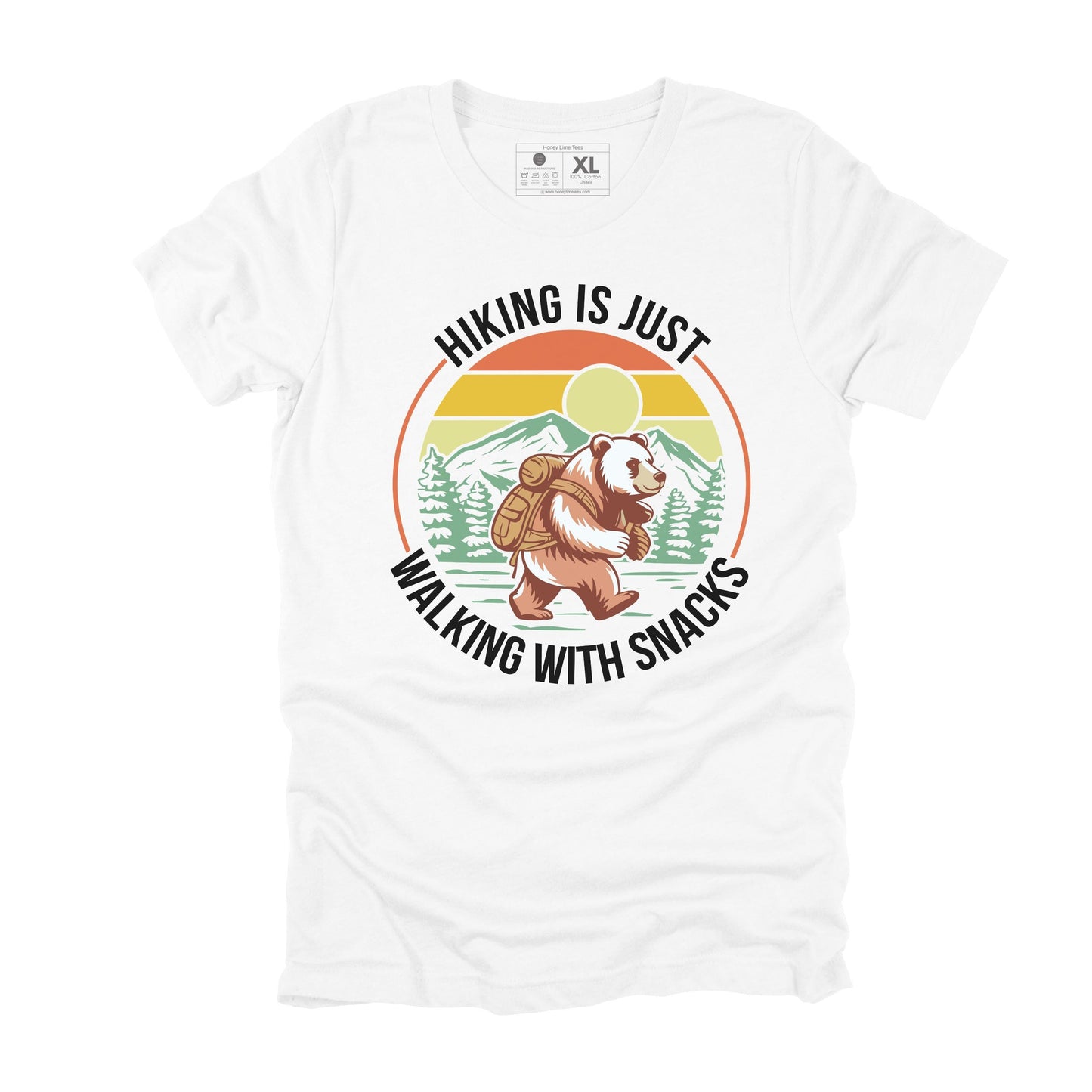 Hiking is just Walking with Snacks Funny Hiking Shirt